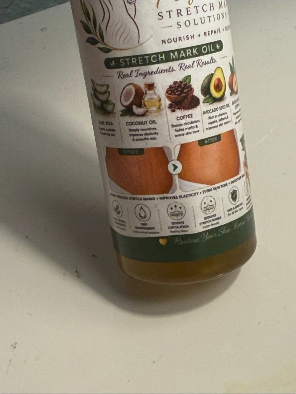 Stretch Mark Oil - Amber
